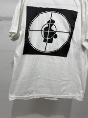 Vintage Public Enemy Shirt Large 1980s White