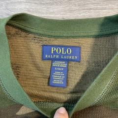 Polo RALPH LAUREN Men’s Shirt Waffle Weave Long Sleeve Thermal Camo Size S/CH/P
