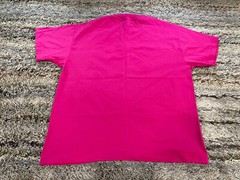 Vintage 90s Hanes Heavyweight 50/50 Blank T-Shirt Mens Large Single Stitch Pink