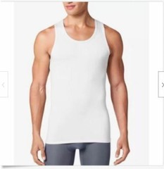 Tommy John Men’s Cotton Basics Tank Sleeveles Undershirt White. Choose Size