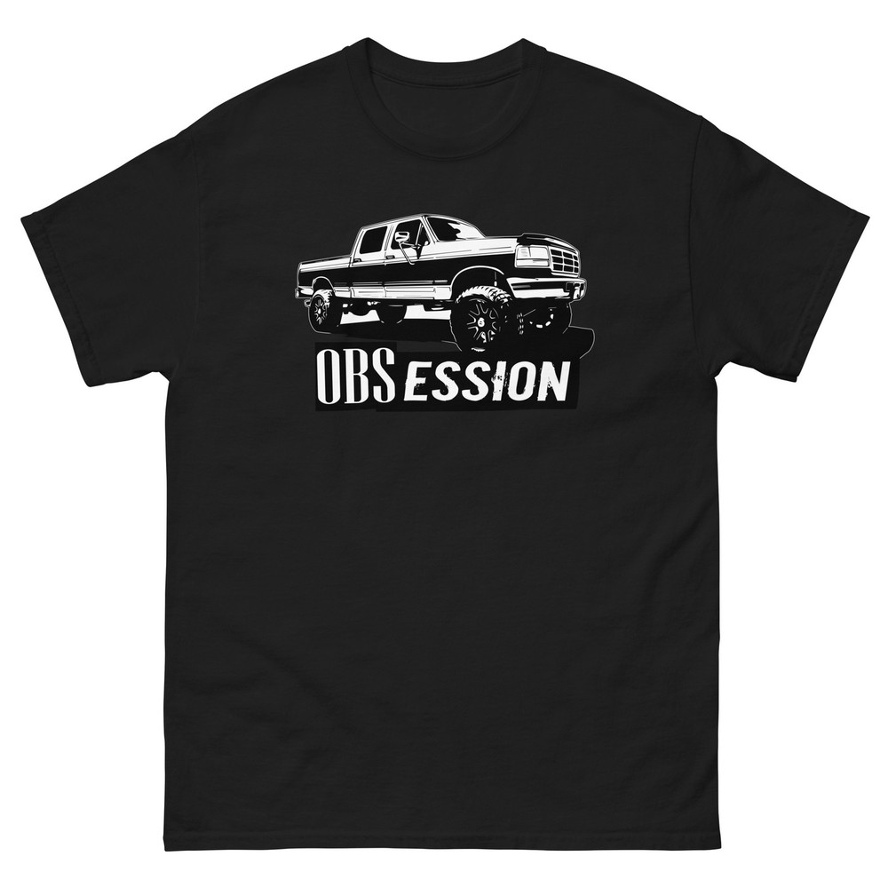 OBS Lifted Truck T-Shirt, Obsession Car Enthusiast Design Based on Ford F250