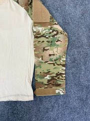 TRU-SPEC Tactical Combat Shirt Mens Tan Camo Cordura Baselayer Ripstop Size L