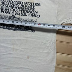 Vintage 1981 United States Military Rugby Championships AF Base Shirt Size M/L