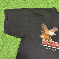 Vintage 2001 Bike Week Daytona Beach Motorcycle Biker Black T-Shirt Men’s XL