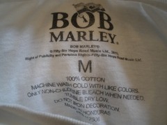 Vintage Adult White T-Shirt M Bob Marley Legend (see description)(81A)