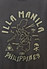 Illa Manilla PHILLIPINES FILIPINO Black Tshirt COTTON SIZE XL