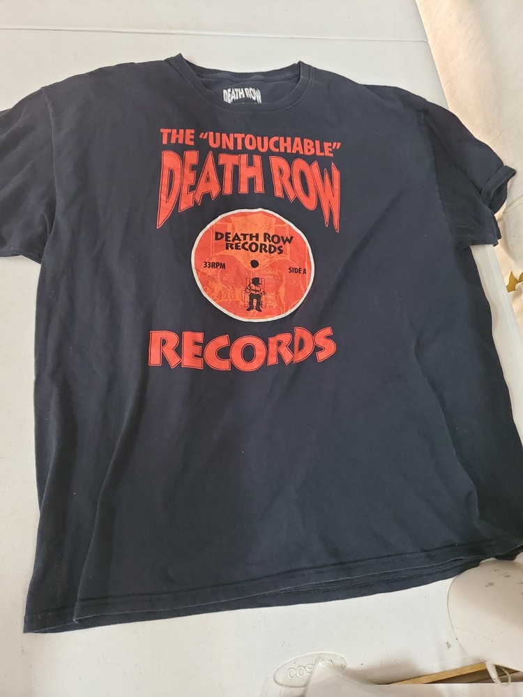Men’s 2XL Black T-shirt Death Row Records The “Untouchables”
