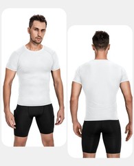 Men’s Compression Shirts 3/5 Pack, Short Sleeve Athletic Compression Tops Coo…