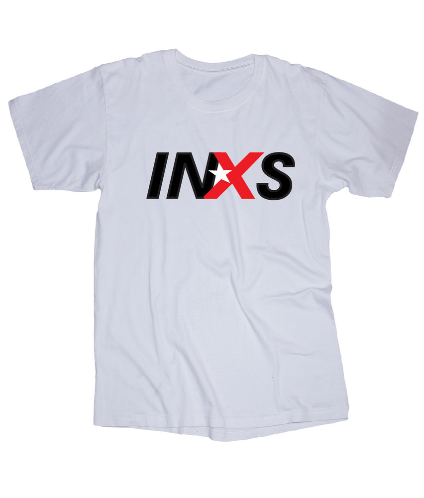 INXS band logo White T-Shirt