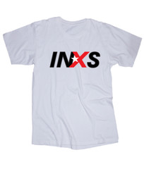 INXS band logo White T-Shirt