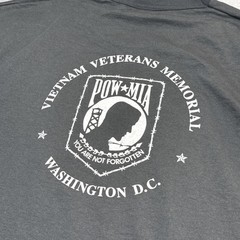 Vintage POW The Wall Shirt Men XL Black Reasons Not To Forget Veterans MIA