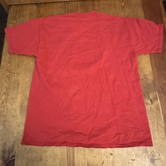 Vintage Disney Store Houston Mickey Mouse T-shirt Made In USA Irregular S Red