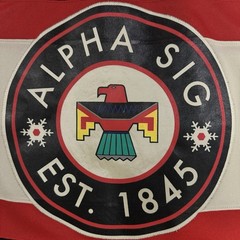 Vintage Thunderbird Blackhawks Hockey Jersey Men’s L/XL Frank Ocean Alpha Sig