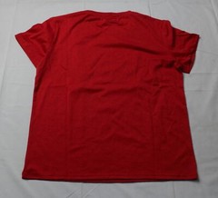 Shein Women’s Basic Graphic Round Neck Short Sleeve Tee AR8 Red Large