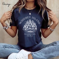 Whidbey Island Shirt Travel Gift for Washington Trip Lovers Souvenir Tee