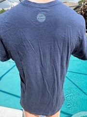 LIFE IS GOOD Blue Jack Rocket Dog Palm tree T shirt Mens M Medium