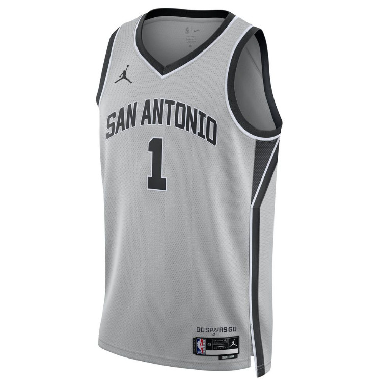 Nike Jordan NBA SanAntonio Spurs Swingman Jersey Statement Wembanyama HM4882-007