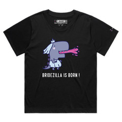 VOICEART Bridezilla at the Wedding Funny Couples T-Shirt with Premium Graphic