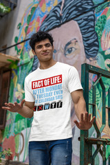 calendar fact life says wtf humor shirt cotton gildan t-shirt
