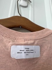 Good Land Supply Co. Graphic Tee Medium Aspen Crewneck Heather Prism Peach NEW