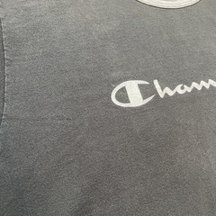 Champion Men’s Classic Jersey T-Shirt Black – XXL Vintage 90s Made In USA Tag
