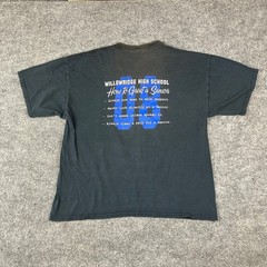 Gildan T-Shirt Mens 2XL Black Graphic Bow Down Cartoon Heavy Cotton