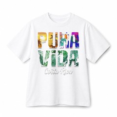 Pura Vida Costa Rica Tropical Graphic T-Shirt Vacation Souvenir Cotton Tee