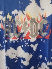 ACDC Highway to Hell Tour Shirt Mens Licensed Rock N Roll Band Medium New A107