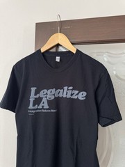 Vintage American Apparel Legalize LA Immigration Protest Black T-Shirt Size M