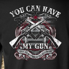 Have My Gun Pry It From My Cold DEAD Fingers 2nd Amendment Long Sleeve T-Shirt
