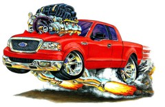 Ford F150 Pickup Truck F-150 Car Art Print NEW