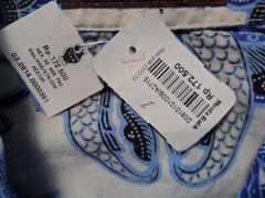 Large NWOT Indonesia Button Up Damaged Shirt