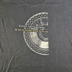 Vintage 1990s Bruce Springsteen & The E Street Band 1999 Tour Shirt XL Black