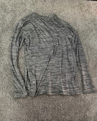 Nike Arizona Space-Dye Long Sleeve Tee — Gray (XL)
