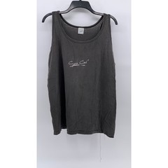 SEASONS Men’s Gray Distressed Cape Cod Logo Scoop-Neck Pullover Tank SZ M