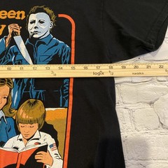 Lot Of 3 Horror T Shirt Size Med Steven Rhodes & Halloween Hobo Scary Santa