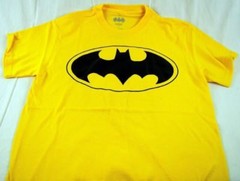 Mens DC Comics Originals Super Hero BATMAN Distressed T-Shirt Any Size 2X