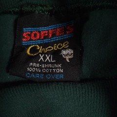 Vintage Soffe’s Choice Long Sleeve Shirt Mens 2XL Green Illinois Graphic Tee USA