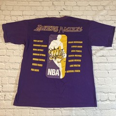 Vintage 2000’s Los Angeles Lakers “Iron Men” T-Shirt Large Kobe 90s Rare Bootleg