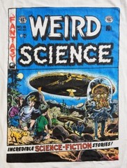 Vintage 90’s Graphitti Designs, Weird Science shirt, Wally Wood EC, White, NOS