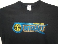 Interact Club District 5280 Rotary Club Los Angeles Charity T Shirt Large Black
