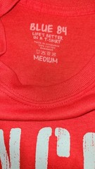NWT Lincoln Memorial Men’s Medium ‘BLUE 84’ Brand Tshirt Color Red Gray