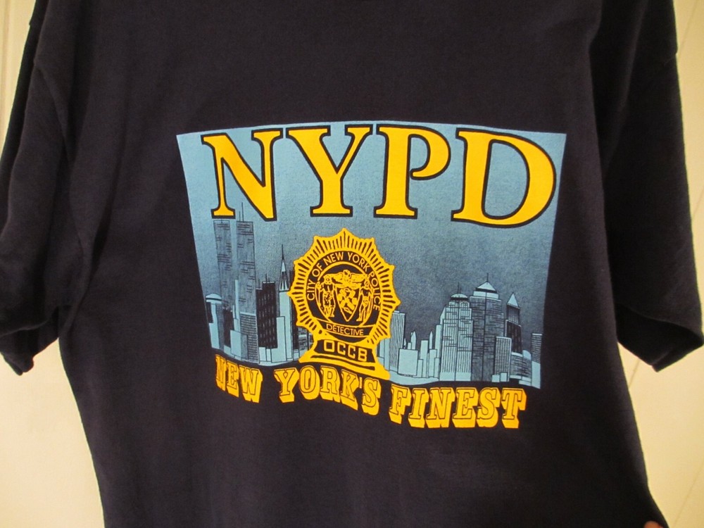 Vintage NYPD T Shirt Tag Size XL New York’s Finest Twin Towers