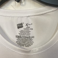 Two Hanes Men’s X-Temp Breathable Mesh Tagless White T-Shirt Large 42-44 NWOT