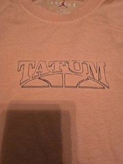$65…Jordan Tatum “Distressed” size XXL-Tall T-shirt Orange Apricot. HF7849…