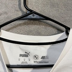 Puma BMW Motorsport Shirt Mens Medium White Race Car Racing Graphic Tee T-Shirt
