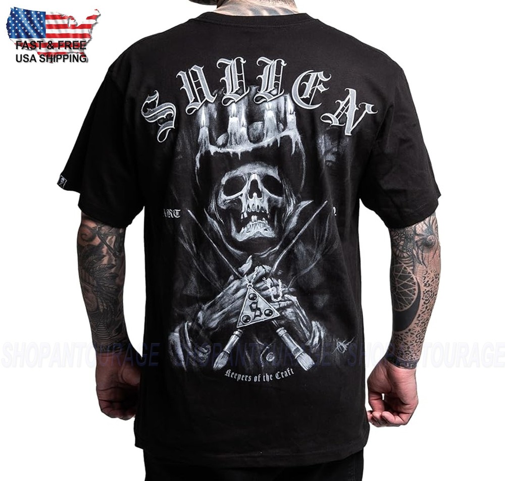 Sullen Art Collective Keepers Badge Standard SCM8194 Short Sleeve Men`s T-shirt