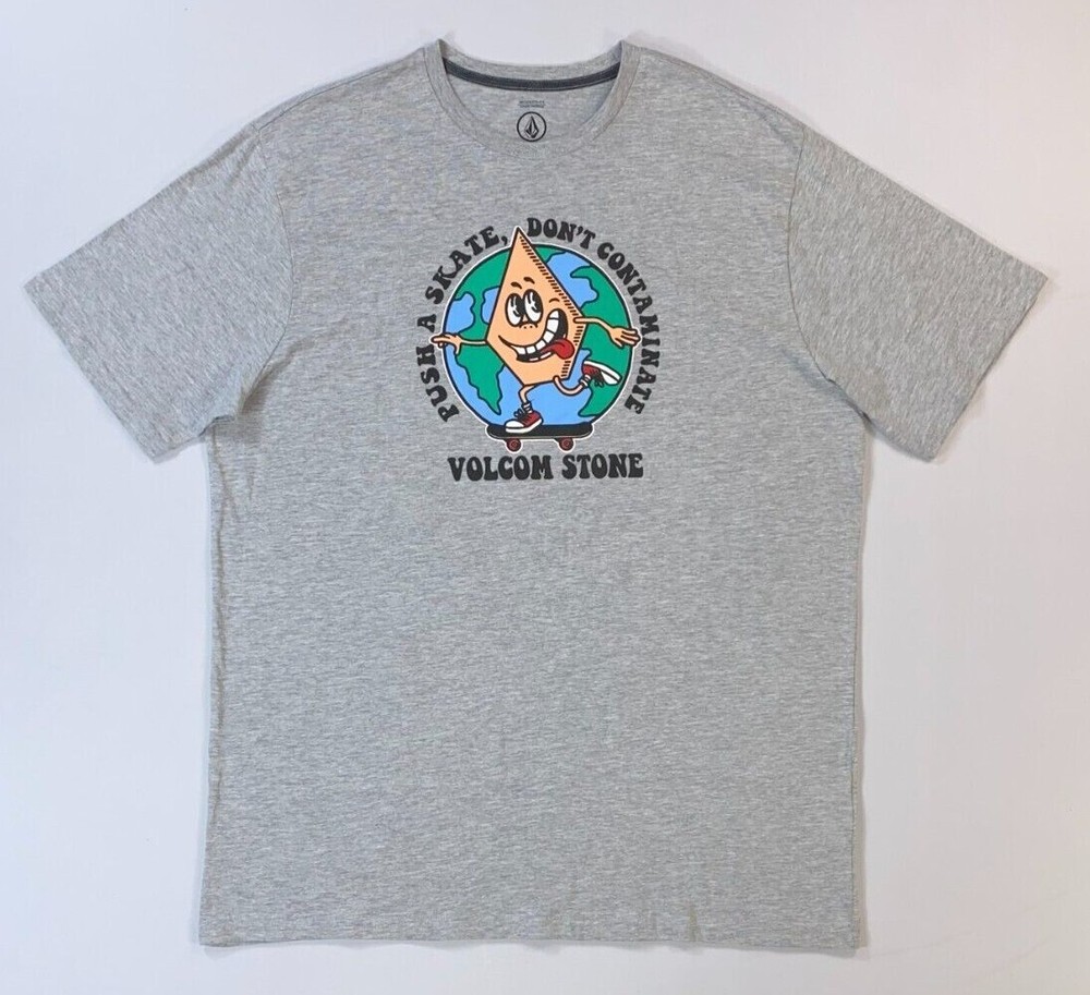 Men’s Volcom Modern Fit “Push a Skate, Don’t Contaminate” Earth Day T-Shirt