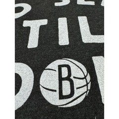 HOMAGE BROOKLYN NETS SHIRT — No Sleep Till Brooklyn Black Tee Size 2XL