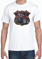 Adult DryBlend® T-Shirt – ( GO’IN HOG WILD – BIKER / CHOPPER)